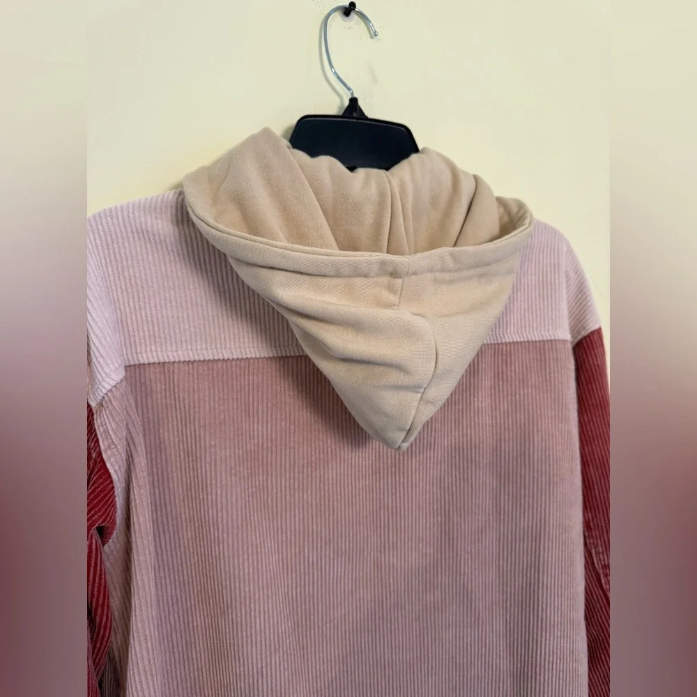 Dokotoo Corduroy Hooded Shacket *EXCELLENT USED CONDITION* - Picture 10 of 12